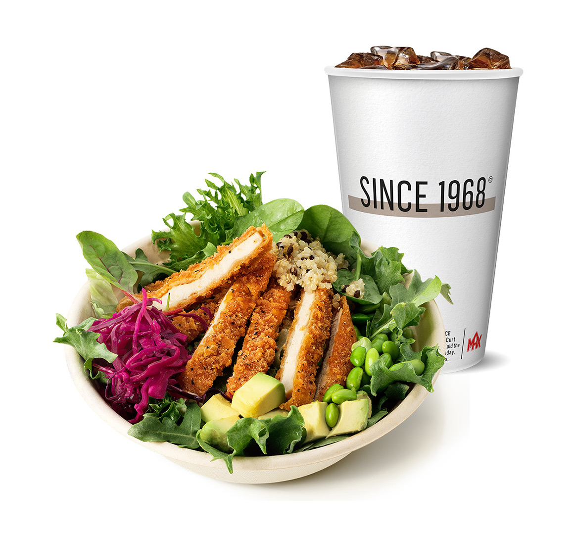 Crispy Chicken Salad Bowl w zestawie